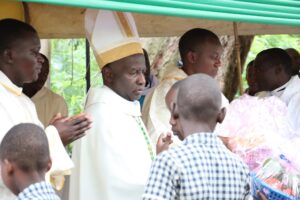 Bishop Robert Muhiirwa Urges Youth to Embrace Simplicity and Reject Consumerism at Laudato Si Green Festival Western Region