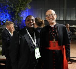 Card. Michael Czerny, S.J., receives the first “Pope Leo XIV Sustainability Medal” at Castel Gandolfo.