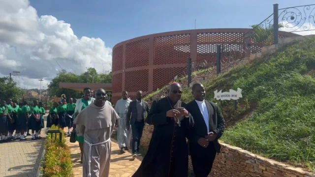 Archbishop of Kampala, His Grace Paul Ssemogerere, thanked the Laudato Youth for inspiring renewed action and awareness around climate justice. “Thank you for what you are doing to wake us up,” he said. “In line with Pope Francis’ encyclical, you are raising hope for climate justice,” #laudatoyouth #laudatosi #uganda #sustainability #climateaction #climatechange #climatechange #careforcreation #laudatosi10 #pilgrimsofgreenhope #laudatoyouthinitiative